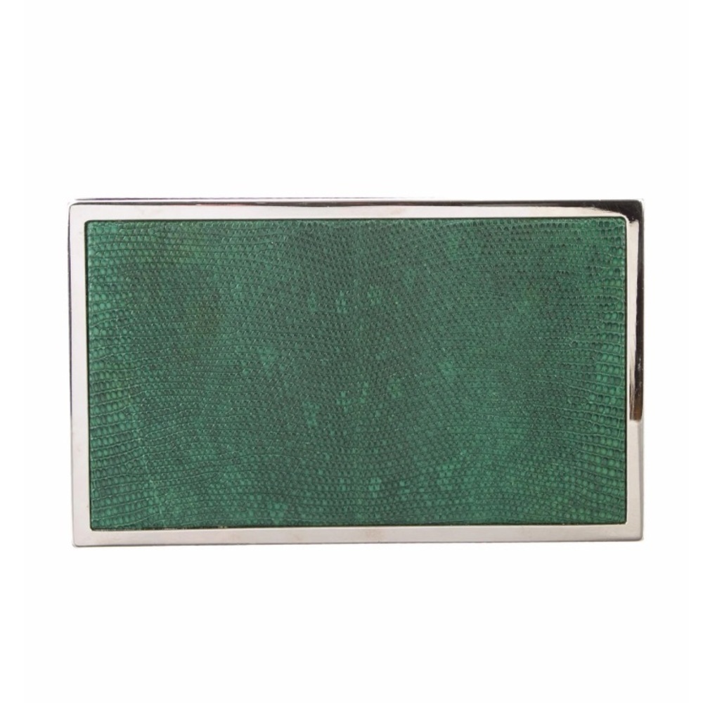 VICTORIA BECKHAM Lizard-Trimmed Box Clutch VBK0708-ID - Picture 2 of 8
